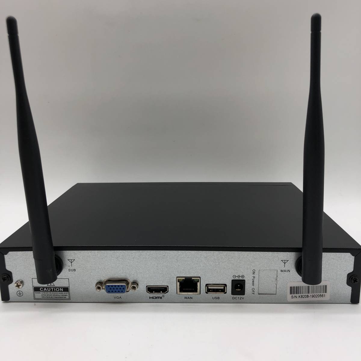 未検品】DKSHIW HD NVR Kit ワイヤレス防犯カメラセット/Y8539-X0 HD