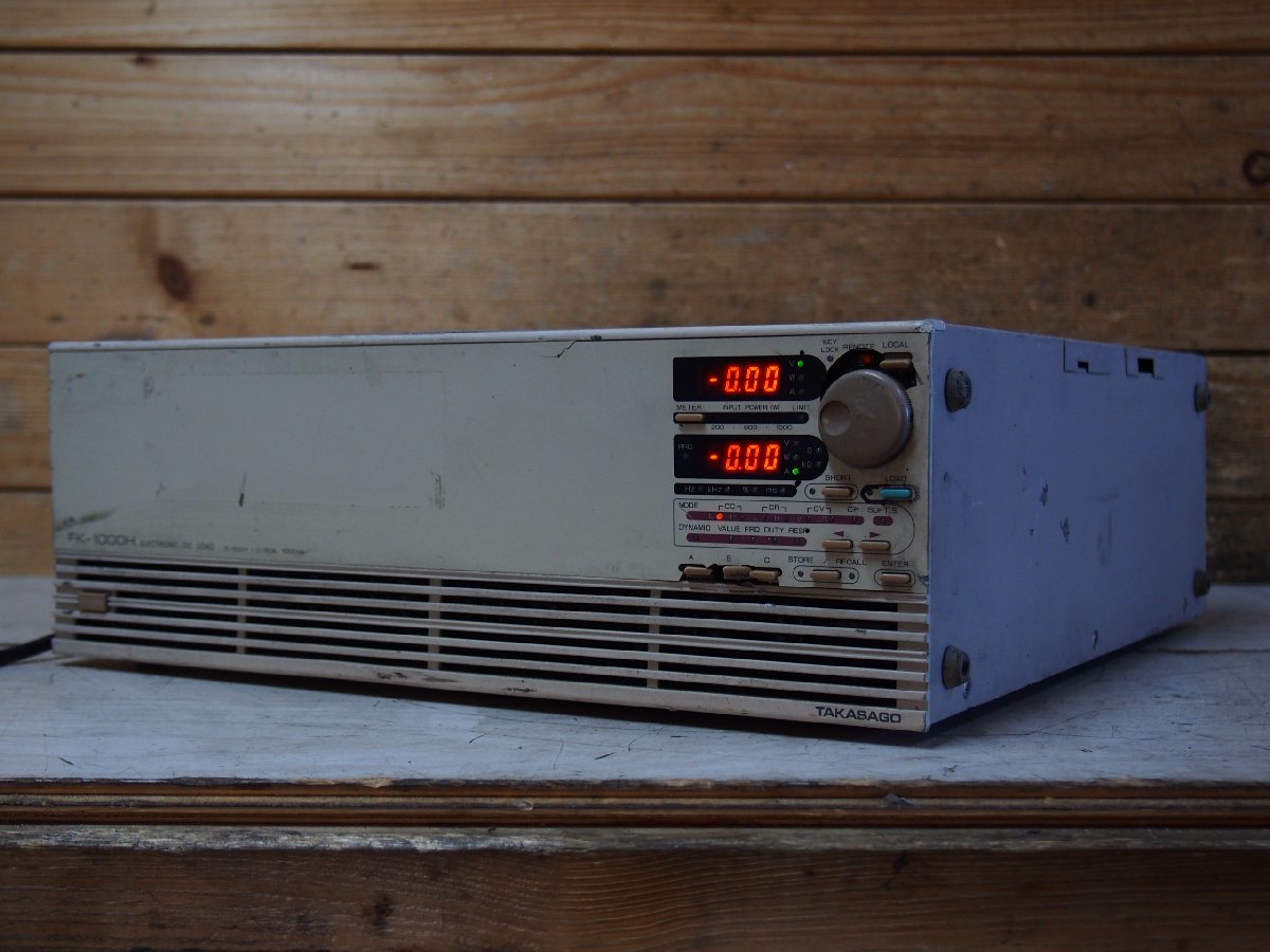 ☆【1F0726-17】 TAKASAGO 高砂 電子負荷装置 FK-1000H ジャンク