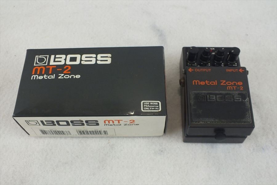 ☆ BOSS ボス METAL ZONE mt-2 ギターエフェクター 元箱付き 中古