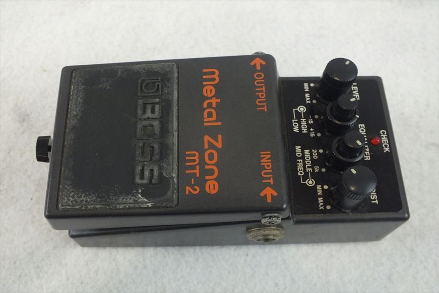 ☆ BOSS ボス METAL ZONE mt-2 ギターエフェクター 元箱付き 中古