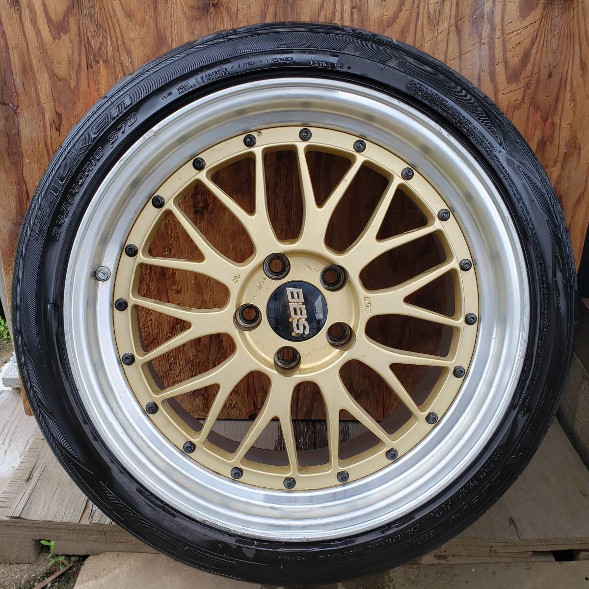 BBS LM 2本セット 18インチ 5穴 オフセット114.3 8.5j +43 BBS (