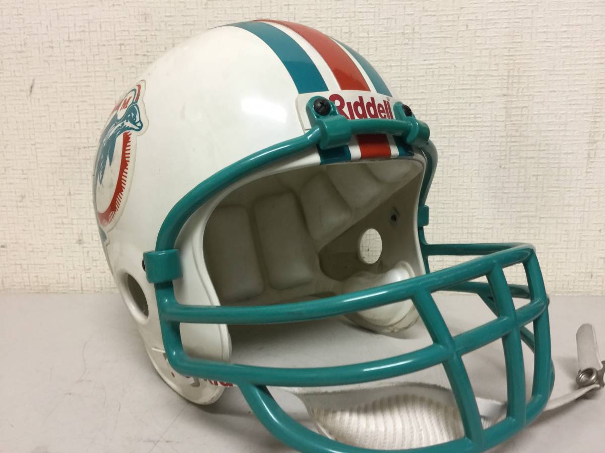 アメリカンフットボール ヘルメット Riddell Lサイズ マイアミ 