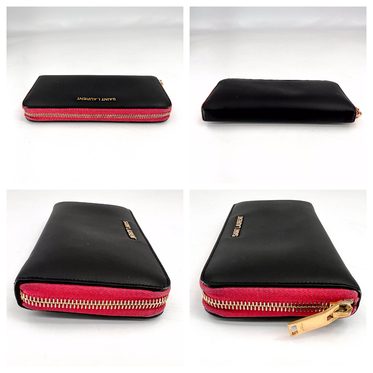 ☆極美品☆50Kg3631 SAINT LAURENT 鑑定済み サンローラン ラウンド 