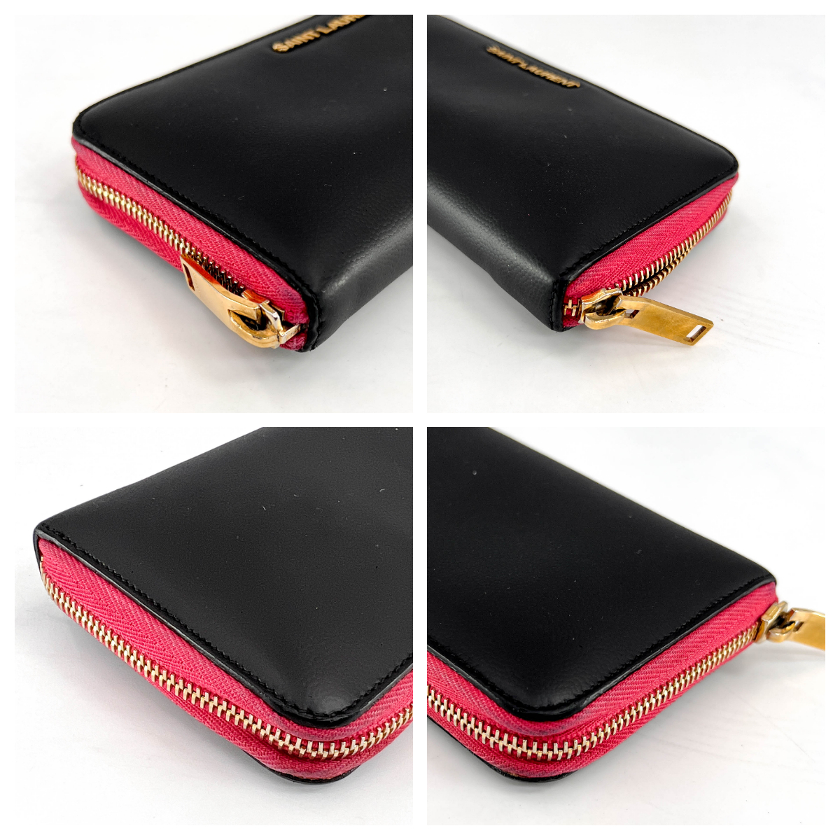 ☆極美品☆50Kg3631 SAINT LAURENT 鑑定済み サンローラン ラウンド 