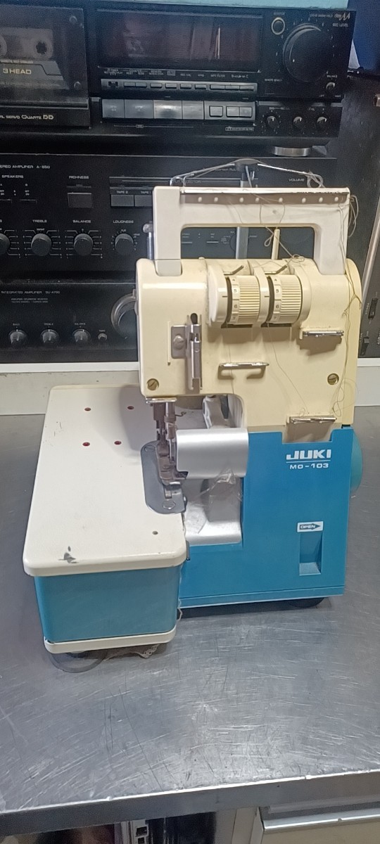 赤字超特価，大得価 現状品 JUKI ジューキ MO-103 ロックミシン(ジューキ)｜売買されたオークション情報、yahooの商品情報をアーカイブ公開 - オークファン ジューキ