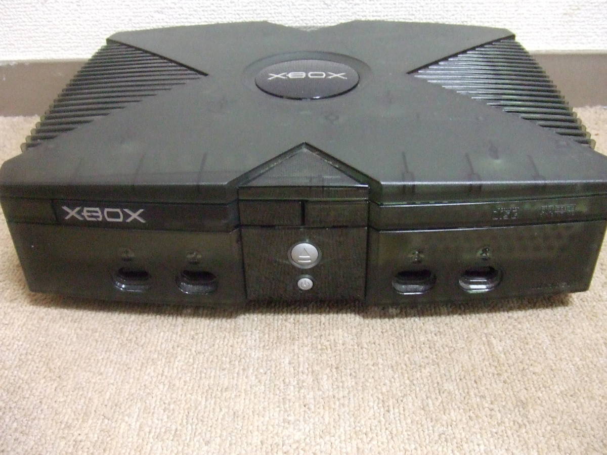 d748 Microsoft 初代Xbox 本体 スペシャルエディション クリアブラック 