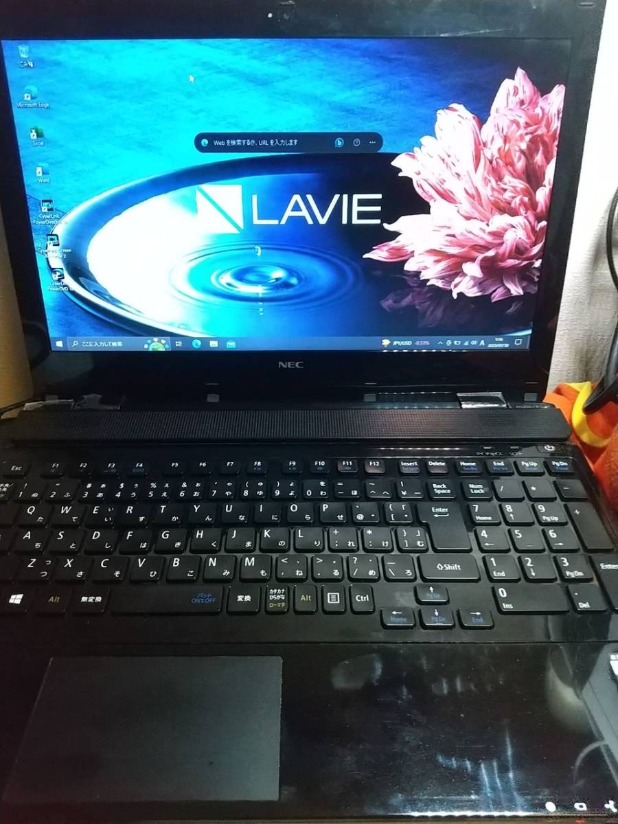 NEC i3-5005U 8GB⁄1TB BD PC-NS350BAB動作確認済 NEC NEC LAVIE PC-