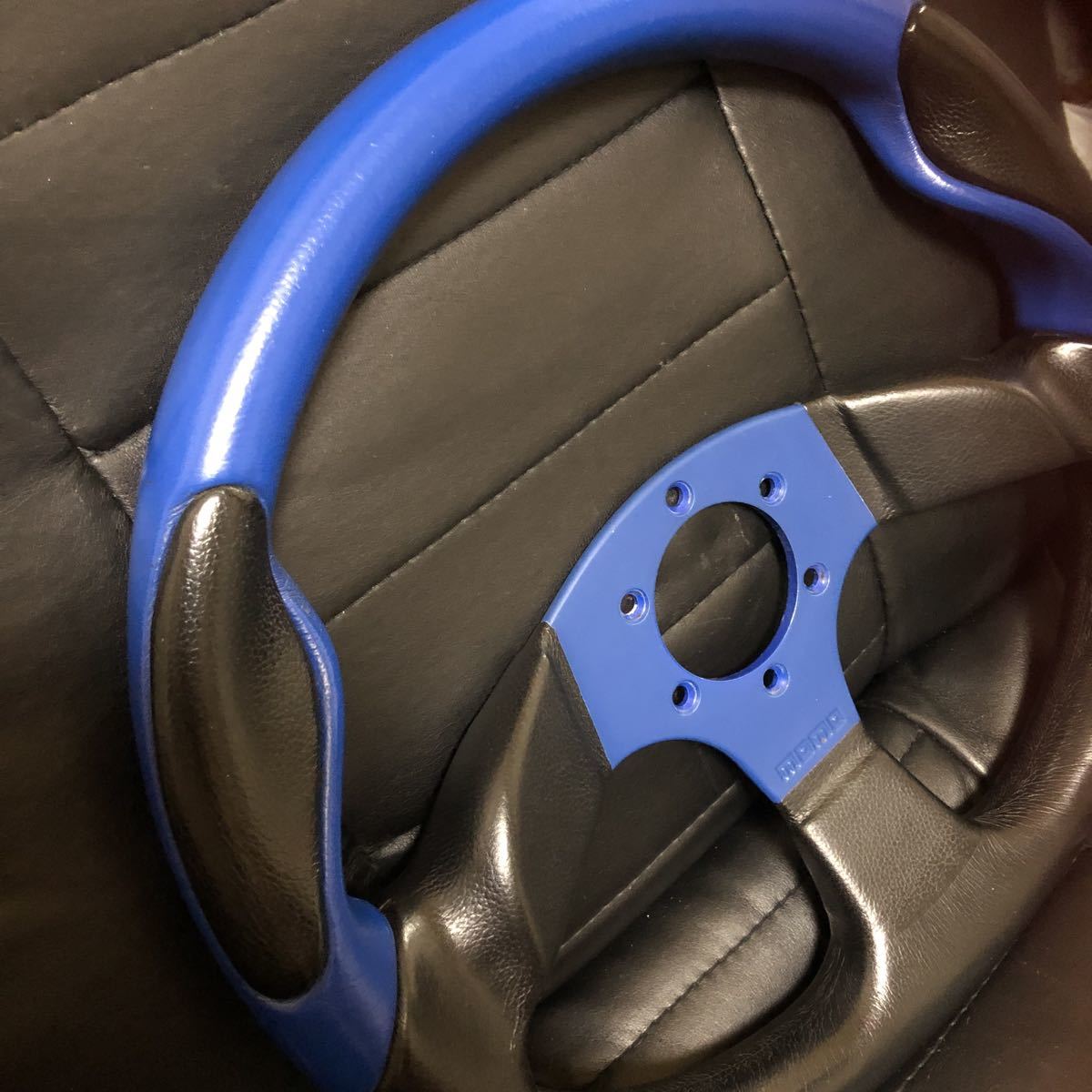 1円スタートMOMO・モモコマンド・35・レザーステアリング・クイック  