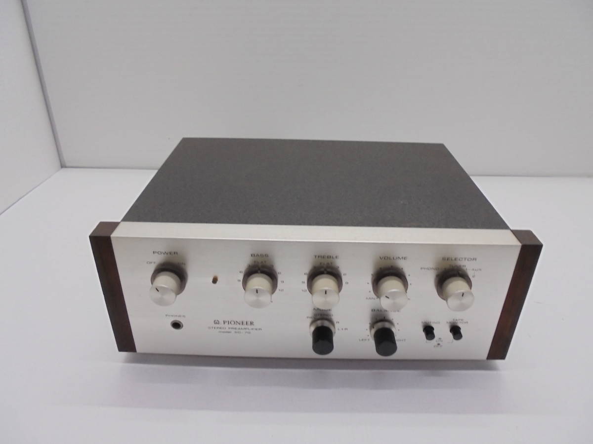 ◇6348・Pioneer/パイオニア プリアンプ SC-70 通電確認のみ ジャンク