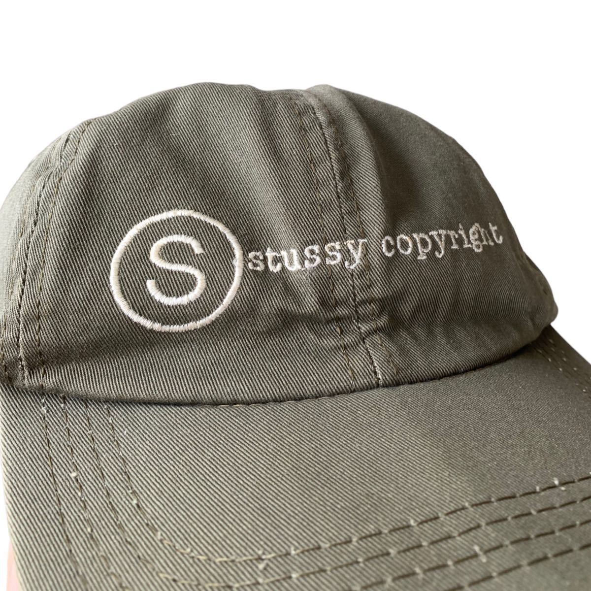 STUSSY 白タグ USA製 キャップ ビンテージ OLD 90s Sロゴ 90's old