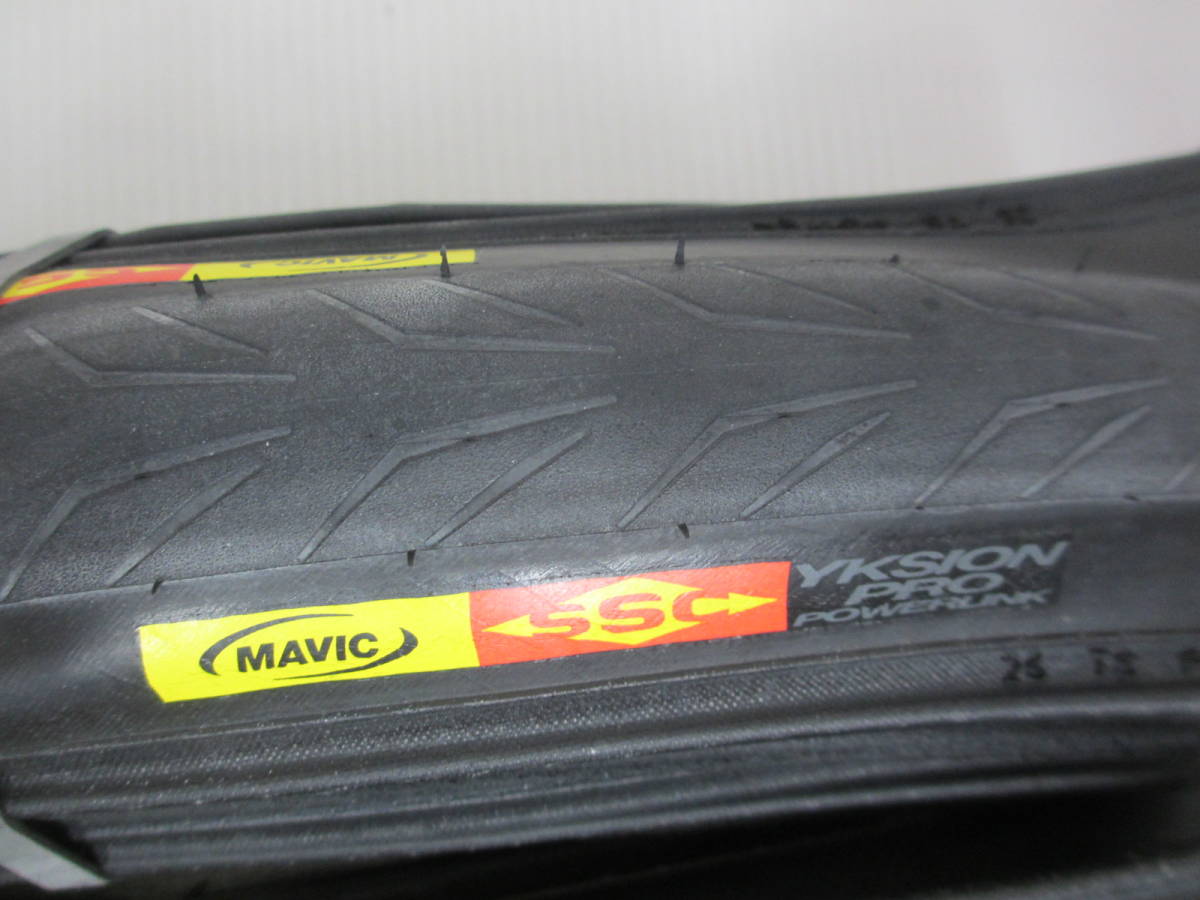 中古美品 MAVIC マビック YKSION PRO POWERLINK GRIPLINK 700×25c(700C