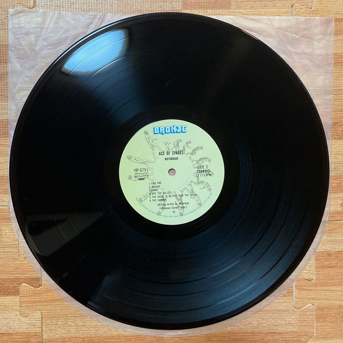 Motorhead モーターヘッド Ace of Spades エース・オブ・スペイズ/レコード lp VIP-6751 vinyl_7