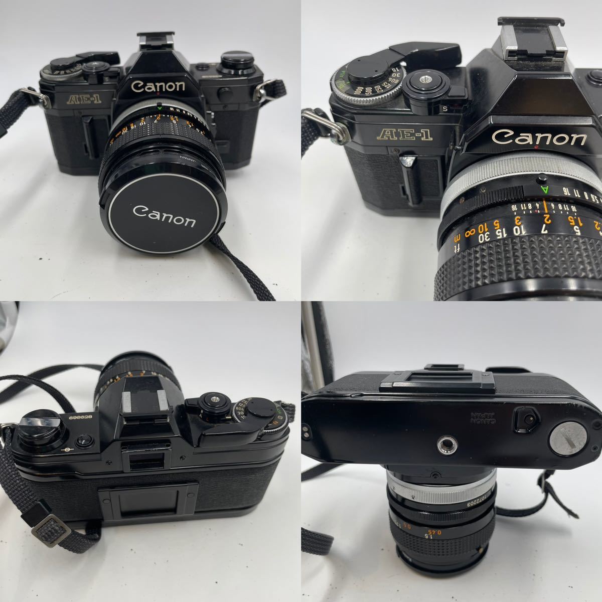 レンズ 5本セット まとめ売り ジャンク扱い Y-40】フィルムカメラ 2個まとめ Canon キャノンAE-1＆CONTAX
