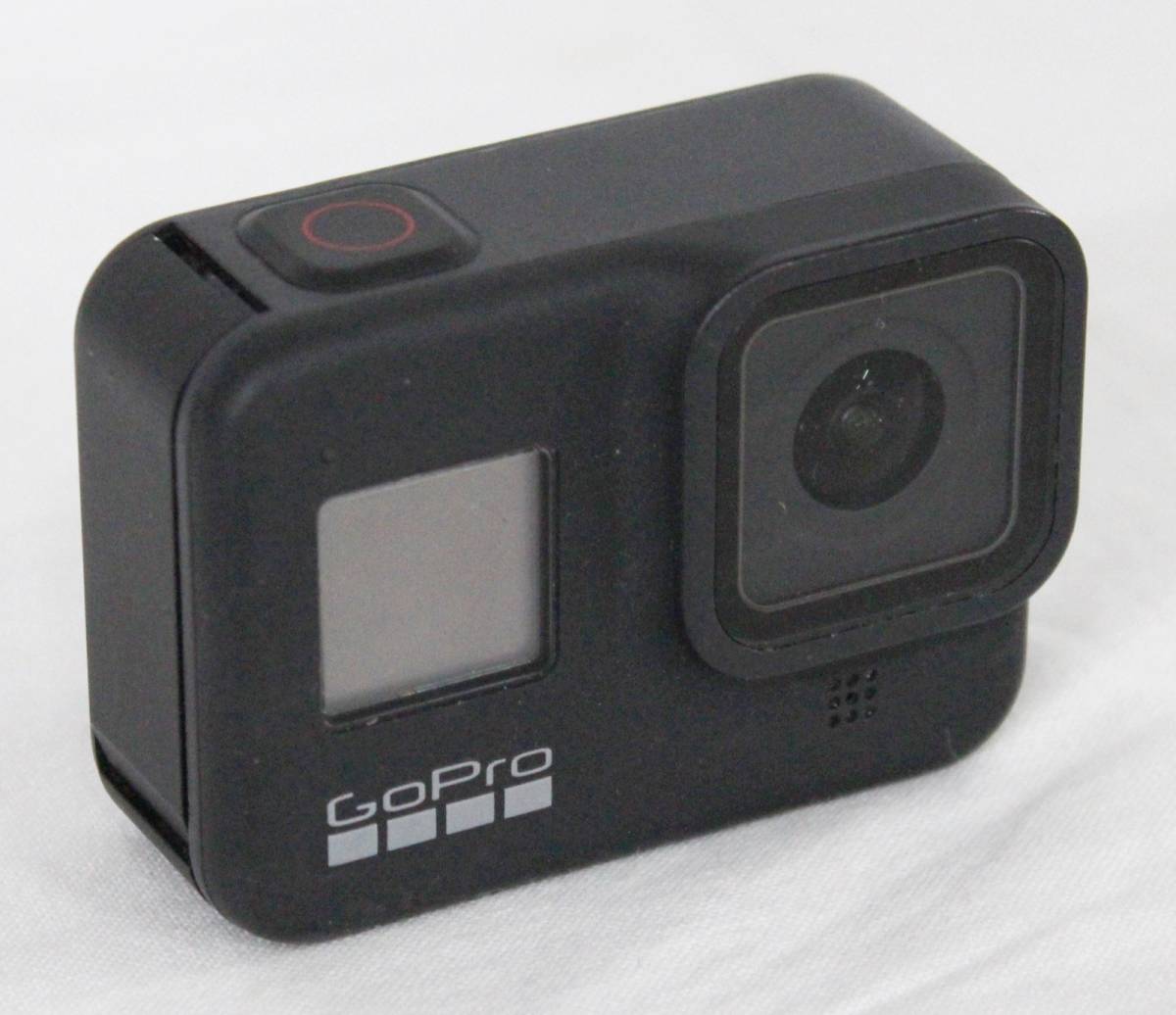 0801B】(1833) GoPro HERO8 Black CHDHX-801-FW 4K UHD ゴープロ 通電 