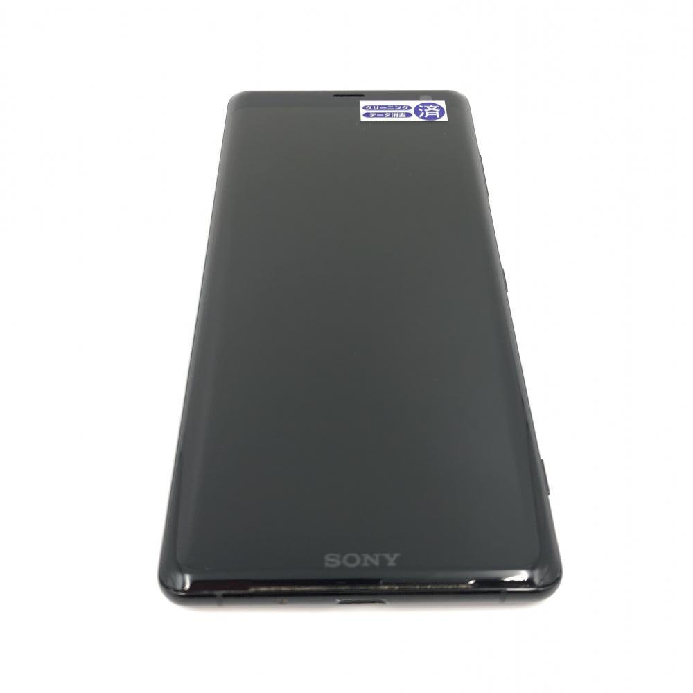限定SALE，低価】 【中古】【au】○Xperia XZ3 SOV39 ブラック/SIM