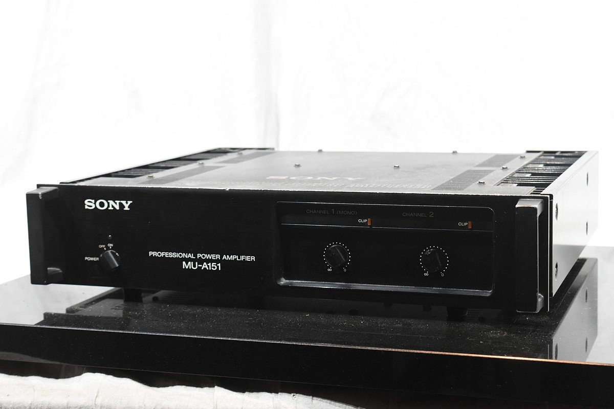 ◆SONY プロフェッショナルパワー アンプリファイアMU-A151 10600 MU-A151 SONY ⁄ - ソニー アンプ パワーアンプ 業務用 中古 0 Yahoo