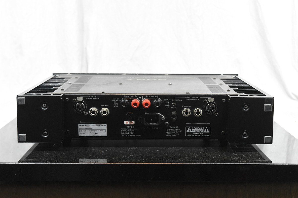 MU-A151 SONY ⁄ - ソニー アンプ パワーアンプ 業務用 中古 0 Yahoo