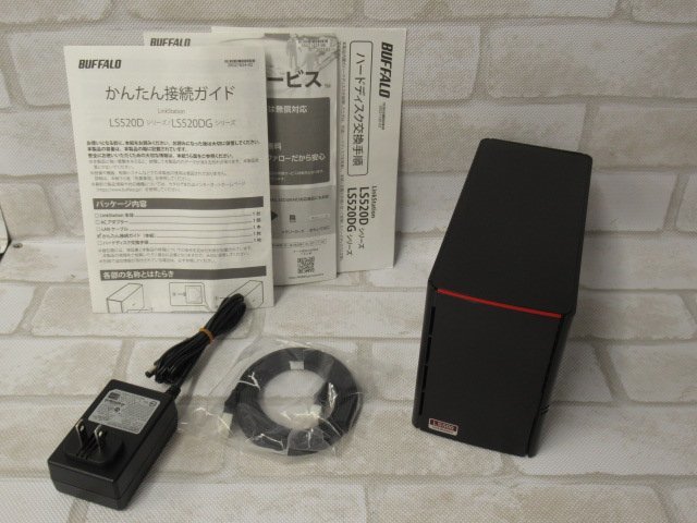 新D 0038♪ 保証有 BUFFALO【LS520D0202】Link Station LS520D Series