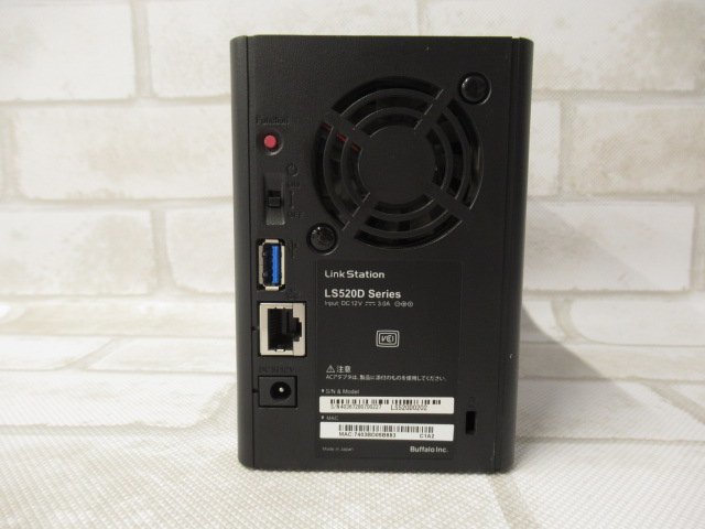 新D 0038♪ 保証有 BUFFALO【LS520D0202】Link Station LS520D Series