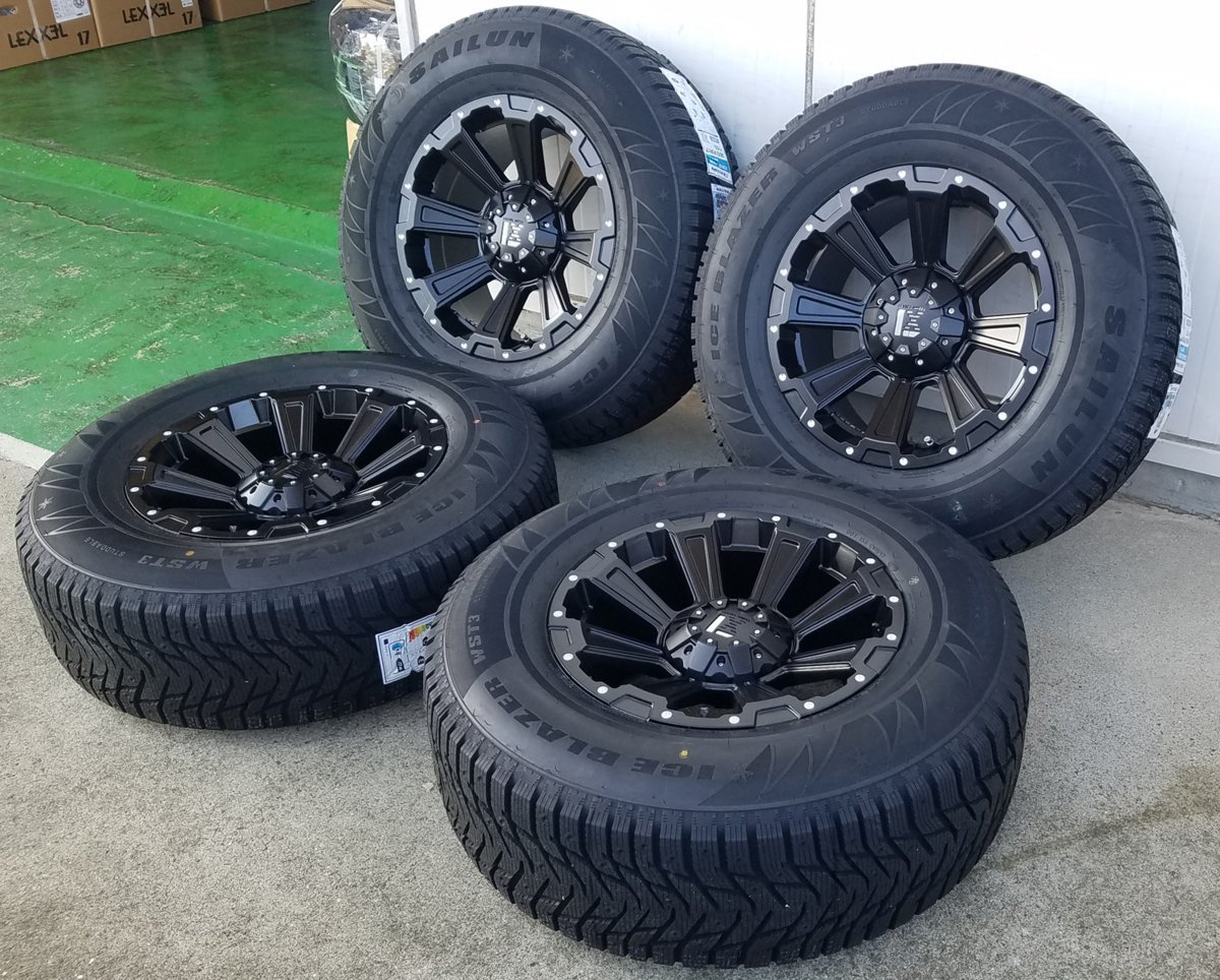 限定SALE，お得 10月発送 スタッドレス LEXXEL DeathRock プラド ハイラックス サーフ FJ H3 パジェロ サイレン ICE BLAZER WST3 265/70R17 265/65R17(スタッドレスタイヤ)｜売買されたオークション情報、yahooの商品情報をア 6穴