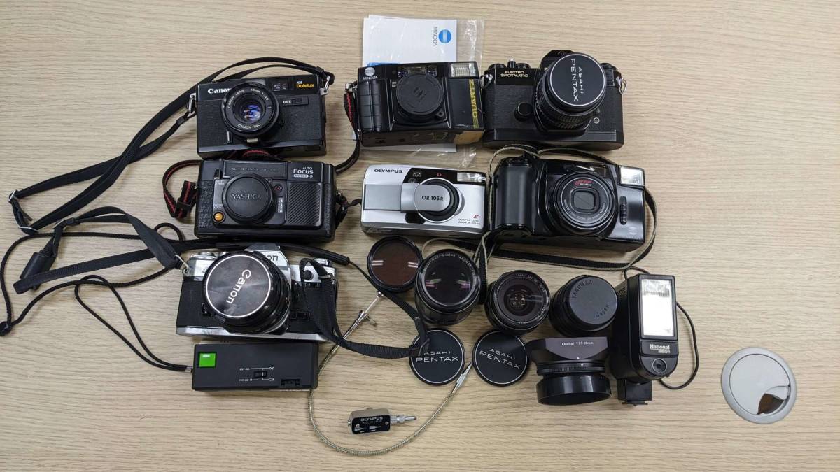 6163A 中古 激安 カメラまとめ 7台 動作未確認 ジャンク品 Canon