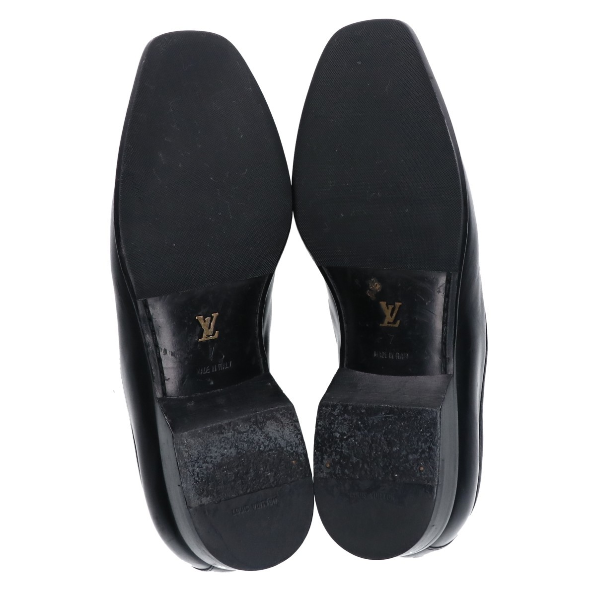 LOUIS VUITTON ルイ ヴィトン 01年製 LVキューブ タッセルローファー 