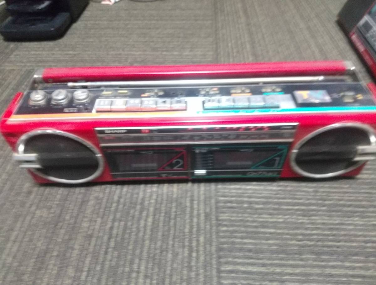 National ナショナル レトロ ダブルラジカセ RX-FW50 SHARP QT-77MKⅡ