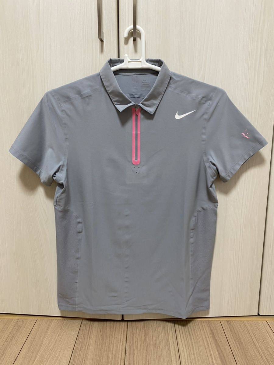 NIKE ナイキ RFフェデラー テニスウェア Lサイズ NIKE ロジャー