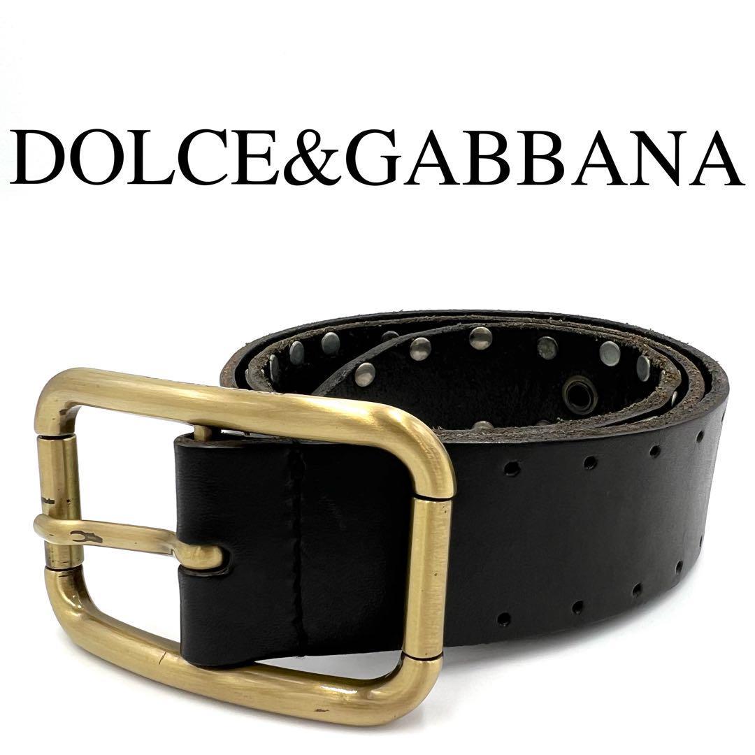 DOLCE&GABBANA ドルチェアンドガッバーナ ベルト ロゴバックル