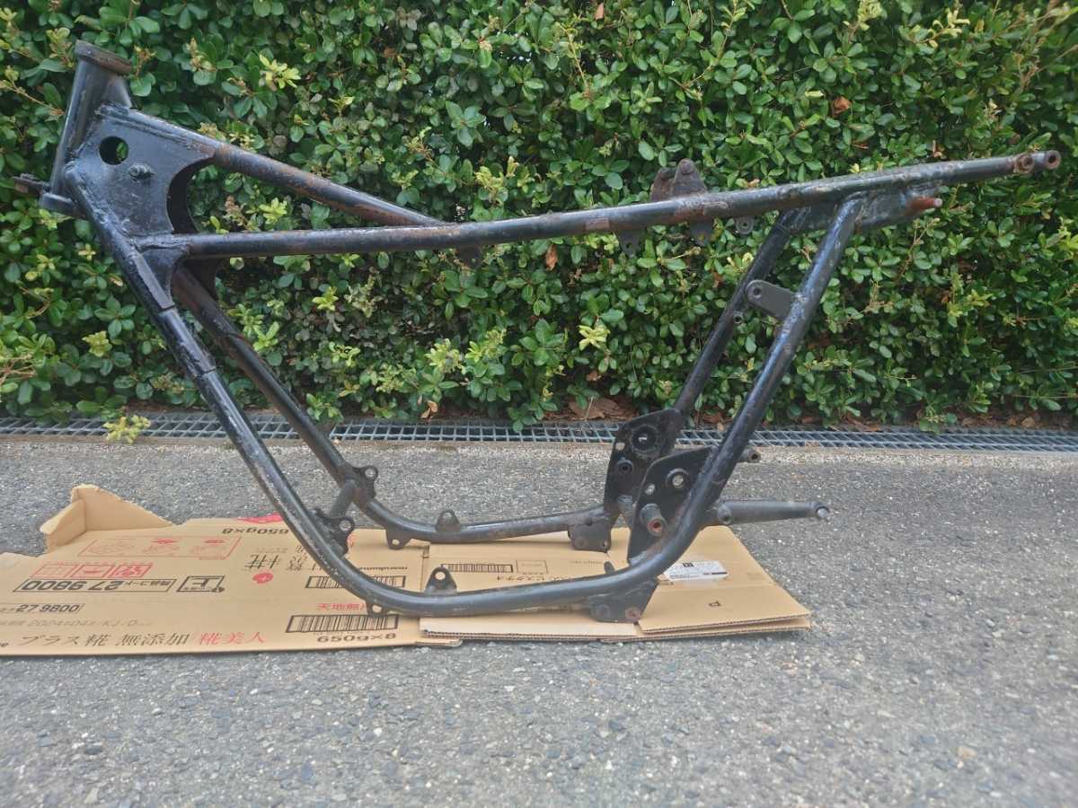 スズキ GT250 登録書類付き フレーム 当時物　(管理番号　B250GT0001) GT250B T250 GT380 GT750