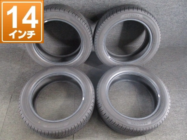 PRACTIVA 165/55R14 72V 中古タイヤ&ホイール×4本セット