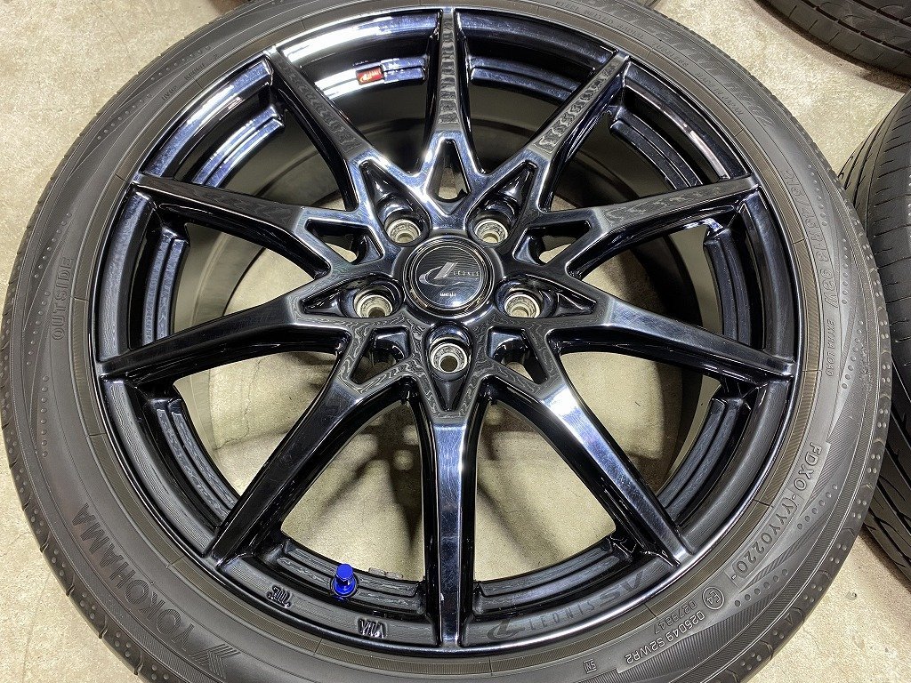 ガリ傷無し 4本 ☆ WEDS ウェッズ レオニス SV 7J +55 5-114.3 