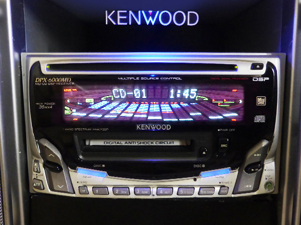 かー KENWOOD DPX-6000MD ☆スペアナ・DSP・レトロ！ ☆MD