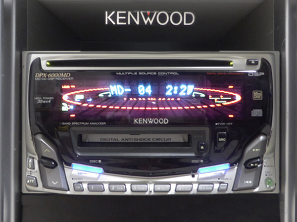 KENWOOD DPX-6000MD ☆スペアナ・DSP・レトロ！ ☆MD
