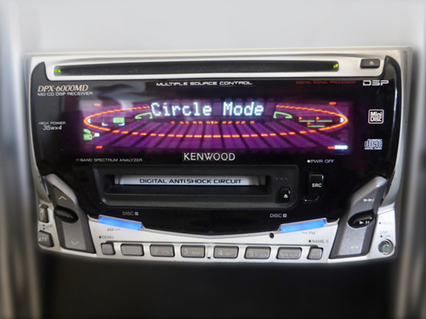 KENWOOD DPX-6000MD ☆スペアナ・DSP・レトロ！ ☆MD