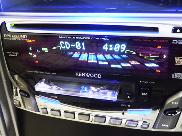 KENWOOD DPX-6000MD ☆スペアナ・DSP・レトロ！ ☆MD