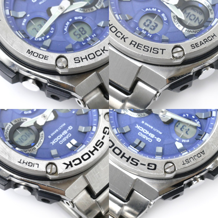 CASIO カシオ G-SHOCK Gスティール 電波 腕時計 ソーラー GST-W110D 