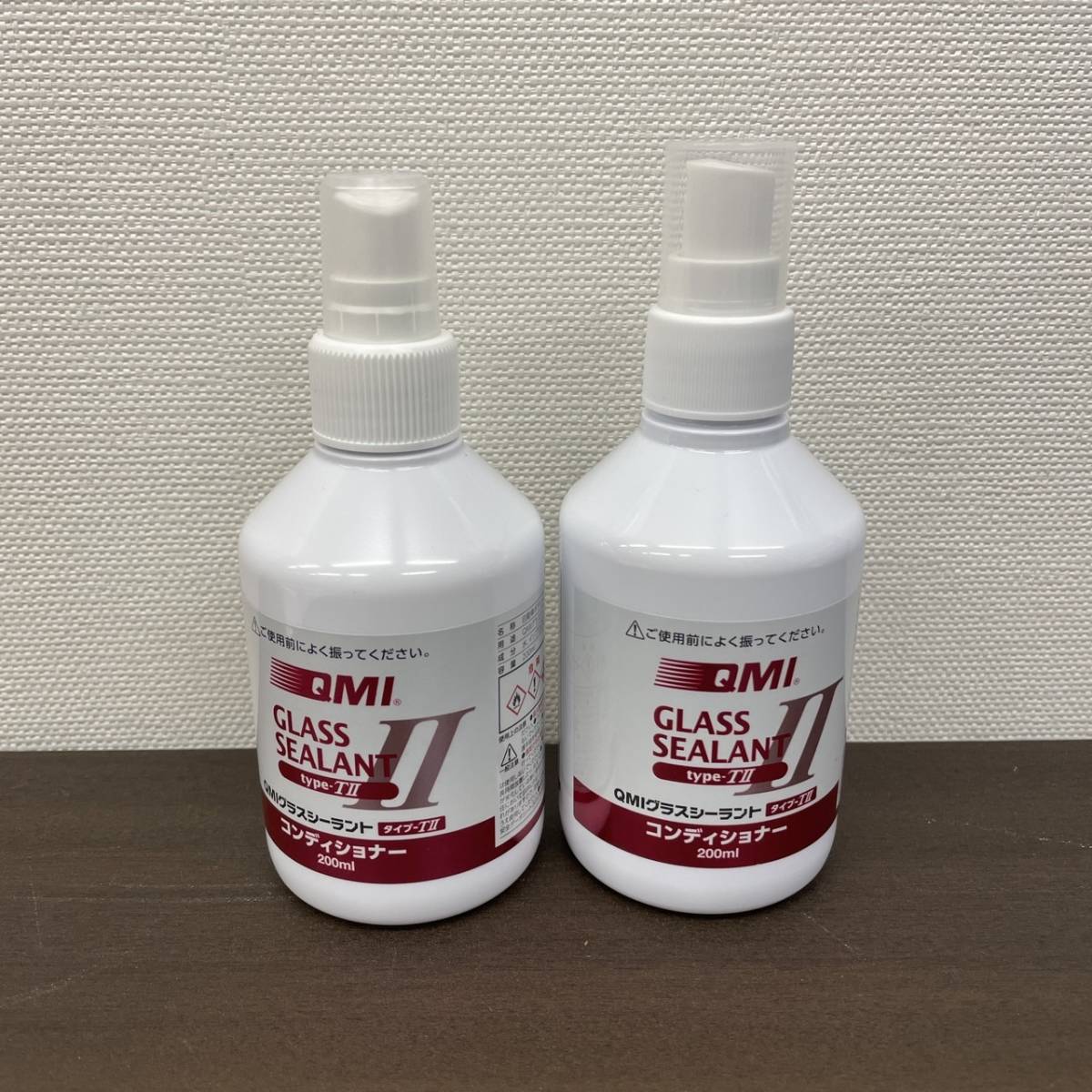 送料600円～ 未使用品 MQI グラスシーラント タイプ-T2 コンディショナー 200ml 2本セット