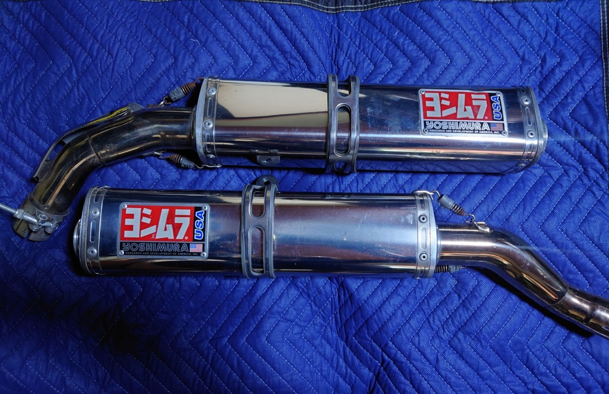 中古品】YAMAHA YZF-R1 5VY用 USA ヨシムラ スリップオンマフラー 