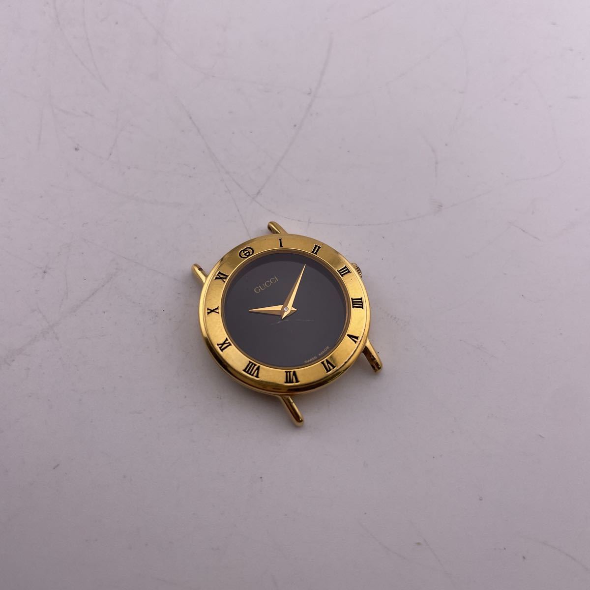 GUCCI グッチ 3000.2L QZ 黒文字盤 レディース腕時計 OGH 腕時計
