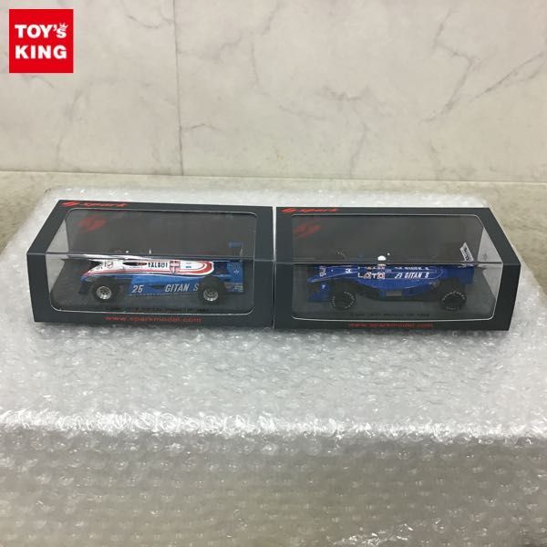 1円〜 スパーク 1/43 リジェ JS31 モナコGP 1988 リジェ JS19 3rd ラスベガスGP 1982