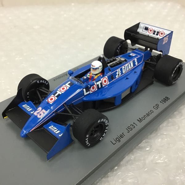 1円〜 スパーク 1/43 リジェ JS31 モナコGP 1988 リジェ JS19 3rd ラスベガスGP 1982