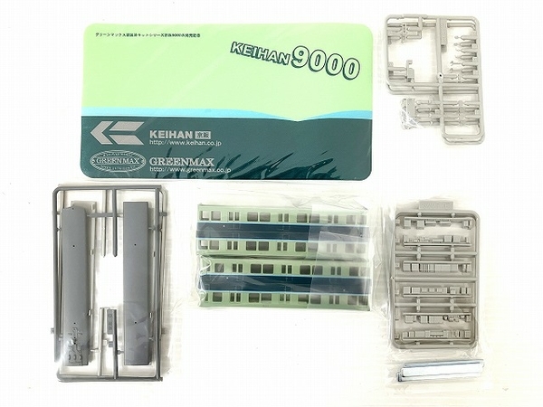 即決 グリーンマックス 京阪9000系 塗装印刷済組立キット 4両編成