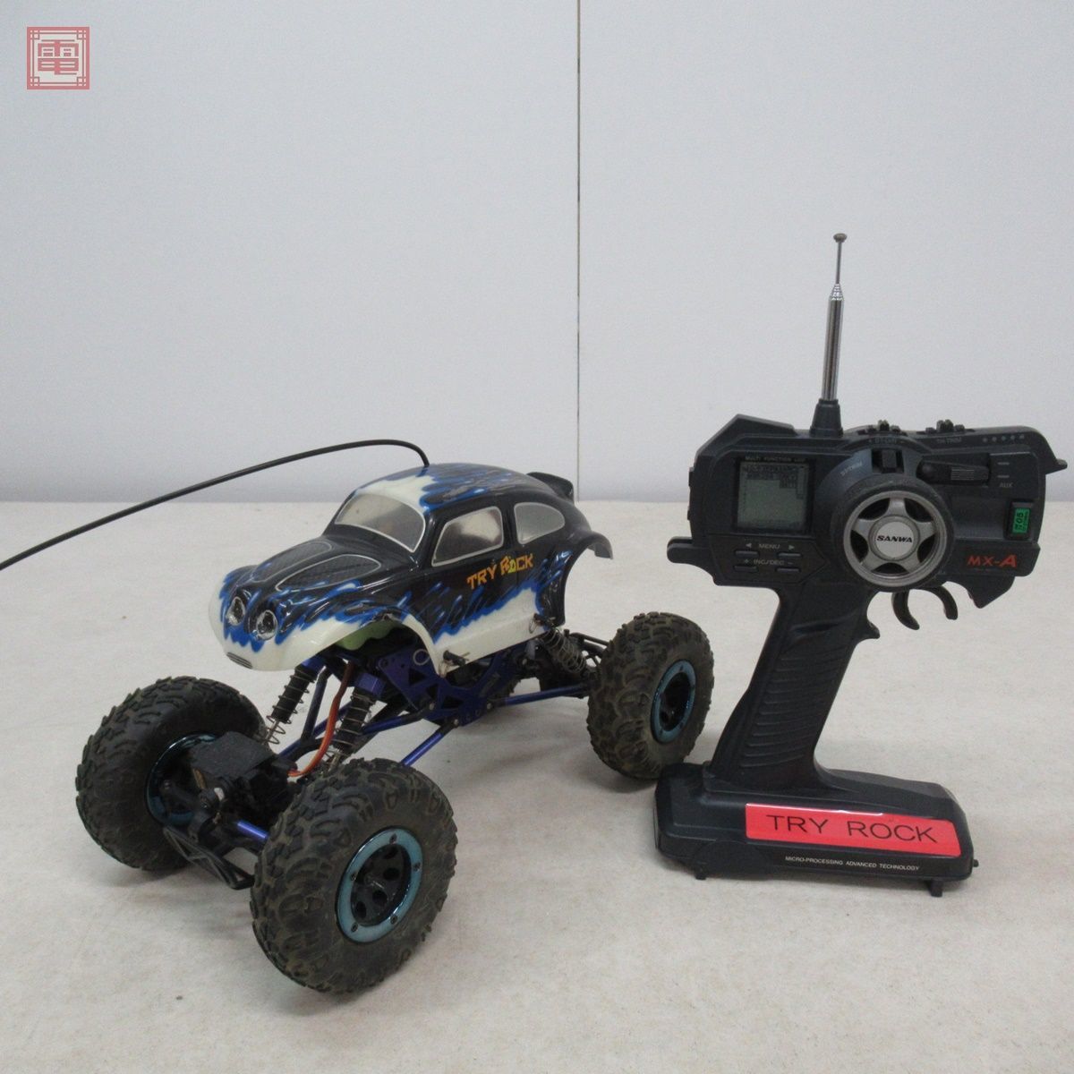 ホビーラジコン SANWA TRY ROCK 1/18 EP 4WD クローラー プロポ付き1