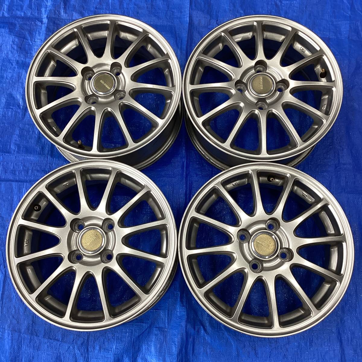 W1964H5K] ブリヂストン ECO FORME SE-12 アルミホイール 14×5.5J+45 