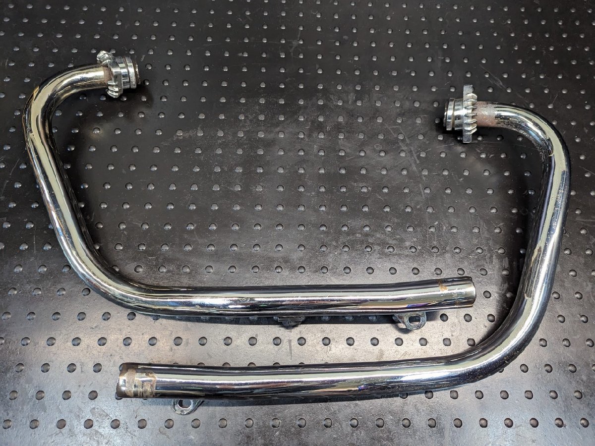 □ヤマハ XS650E 純正 エキパイ マフラー フランジ エキゾーストパイプ