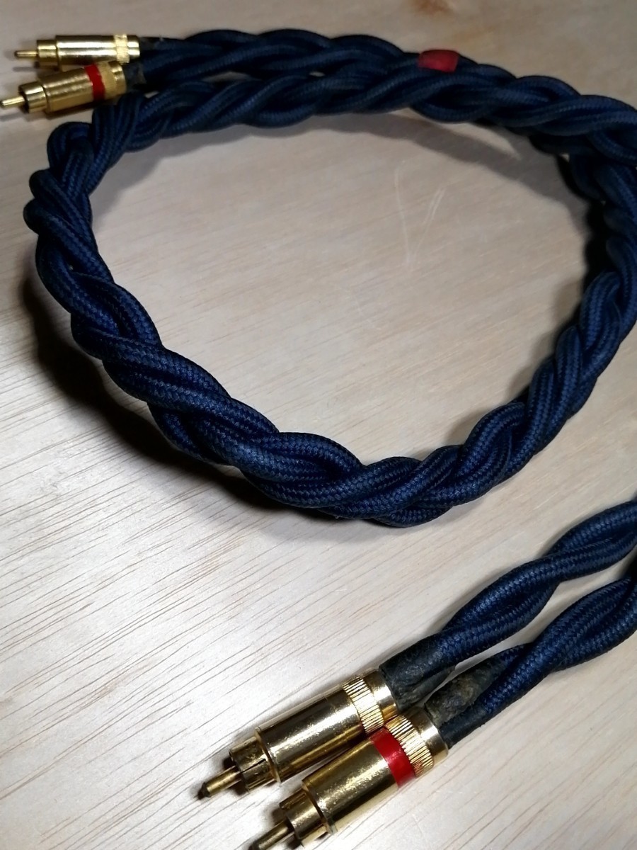 AUDIO FSK クローム格付きピンケーブル⁄1m | SKW 同軸