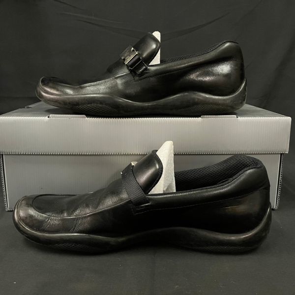 プラダ PRADA | レザー JP FARFETCH ブラック ダービーシューズ Prada