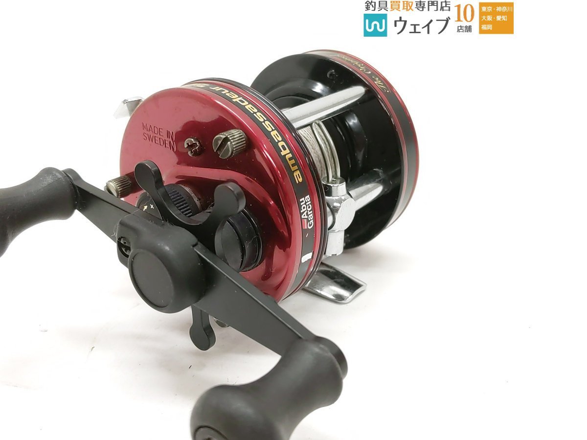 ☆アブガルシア アンバサダー5000 ビンテージ リール レッド2