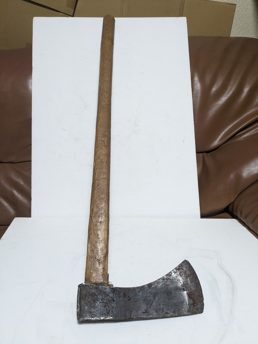 【中古】☆斧☆オノ☆ 古民具 ☆ 大工道具 ☆キャンプ☆ＤＩＹ☆_1